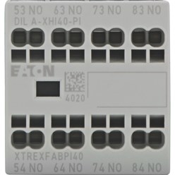 Hulpcontactblok, 4m, 0v, frontmontage, DILA, DILM7 - DILM15, Push-in
